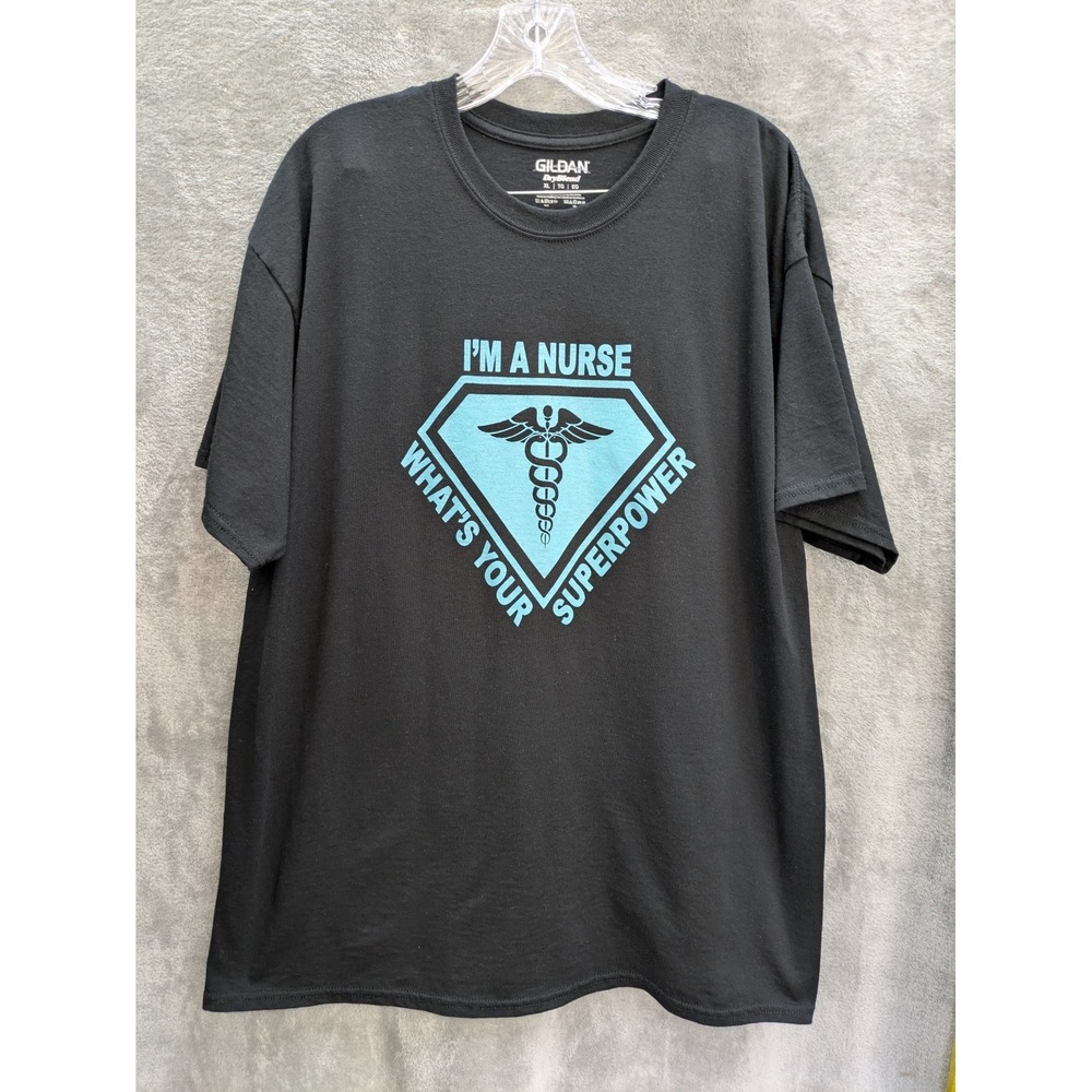 Nurse Tshirt Unisex XL Whats Your‎ Superpower Casual Work Pride